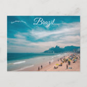 Strand in Rio de Janeiro Brazilië Briefkaart (Voorkant)