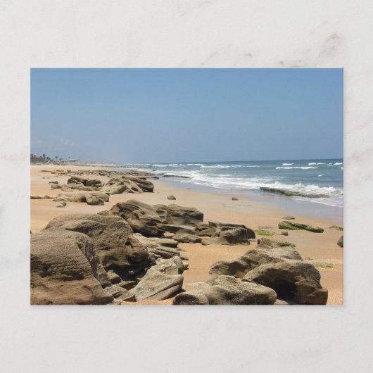 strand in St. Briefkaart (Voorkant)