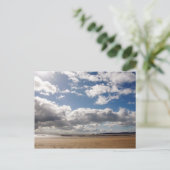 strand in Swansea Bay Briefkaart (Staand voorkant)