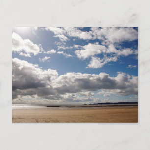 strand in Swansea Bay Briefkaart