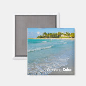 Strand in Vardero, Cuba Magneet (Voorkant / Achterkant)