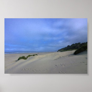 strand in Yaquina Bay, Newport, OF Poster