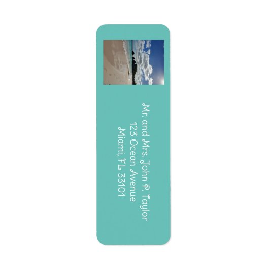 Strand Inspirerend Etiket (Voorkant)