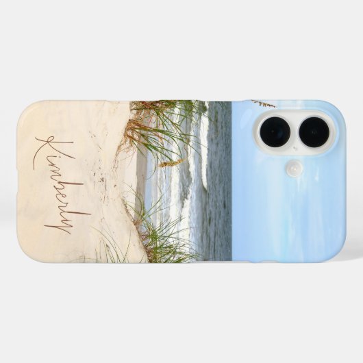 Strand iPhone 16 Hoesje (Achterkant (horizontaal))