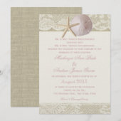  strand ivoor roze kaart (Voorkant / Achterkant)