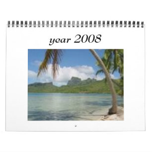 strand , jaar 2008 kalender