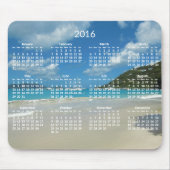 Strand Jaarlijkse Kalender 2016 Muismatten Voeg Fo (Voorkant)