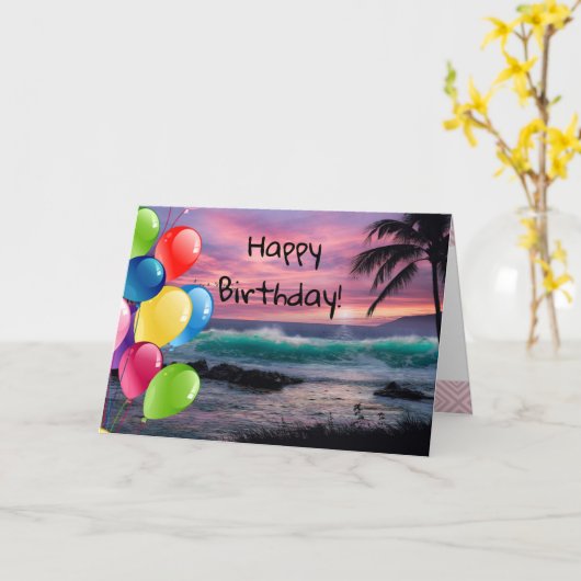 Strand Kaart (Gele Bloem)