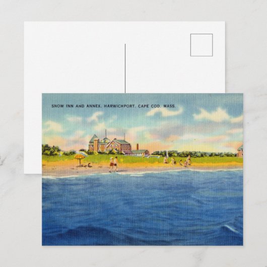  strand, kabeljauw, Massachusetts Briefkaart (Voorkant / Achterkant)