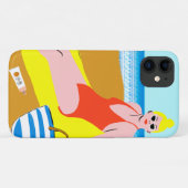 Strand Keen - Geel Case-Mate iPhone Case (Achterkant (horizontaal))
