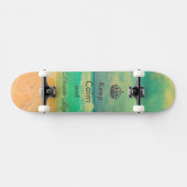  strand "Keep Calm and Dream Big", citaat Skateboard (Horizontaal)