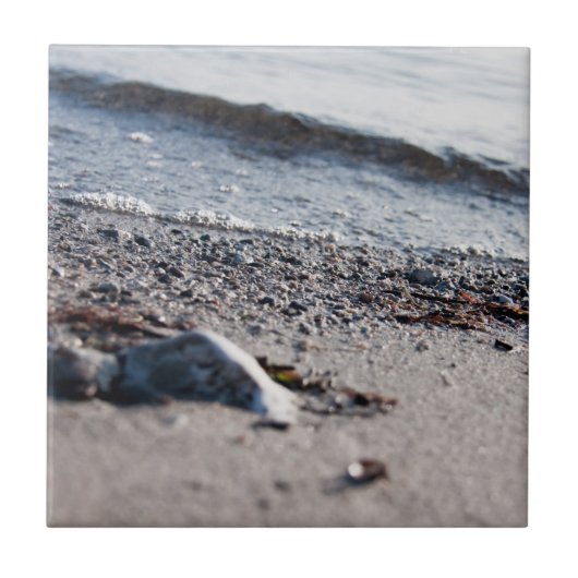 Strand keramische tegels tegeltje (Voorkant)