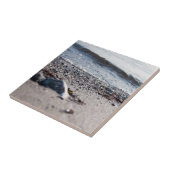 Strand keramische tegels tegeltje (Zijkant)