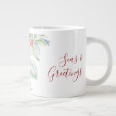 Strand Kerst Zee Schildpad Zeeen & Groeten Grote Koffiekop (Rechts)