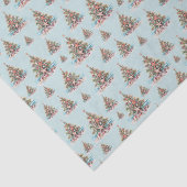 Strand Kerstboom Patroon Tissuepapier (Detail)