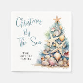 Strand Kerstfeest Servet (Voorkant)