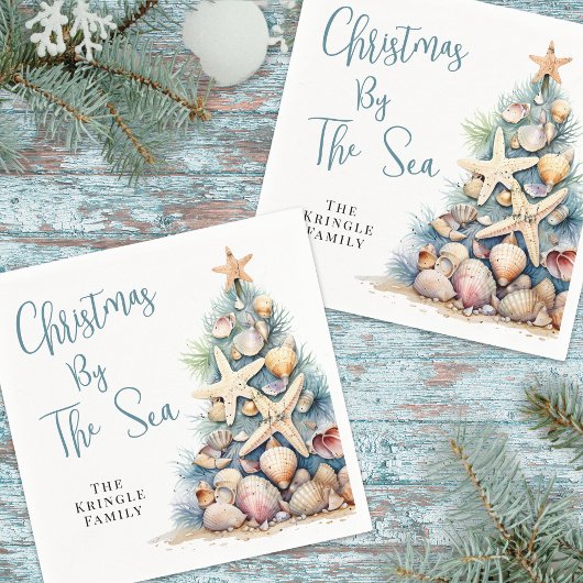 Strand Kerstfeest Servet