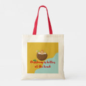 Strand Kerstmis Gingerwoman Tote Bag (Achterkant)