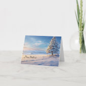 Strand Kerstvakantie Kaart (Voorkant)