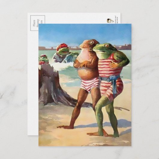  strand Kikkikkers Briefkaart (Voorkant / Achterkant)