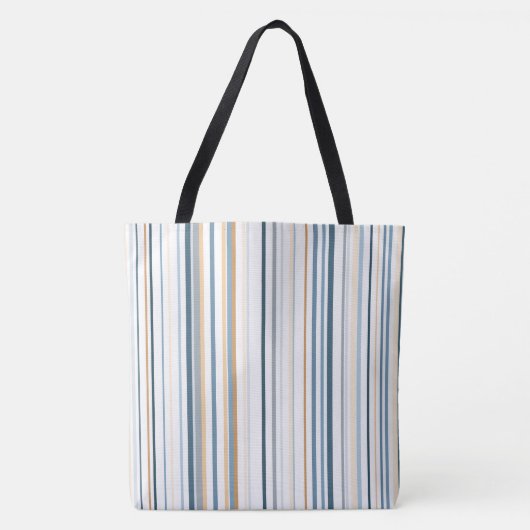 Strand Kleur strepen Boodschappentas Tote Bag (Voorkant)