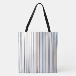 Strand Kleur strepen Boodschappentas Tote Bag