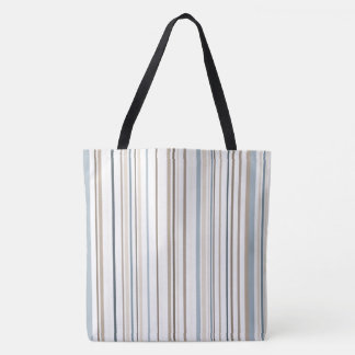 Strand Kleur strepen Boodschappentas Tote Bag