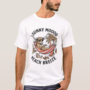 Strand Koe Shirt Vintage Zomer Boerderij Dier Kuns