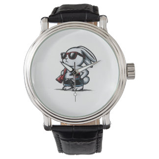 Strand Konijn Bunny Beach-Goer Zomer Horloge