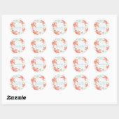 Strand Koraalrif Zeeschelp & Zeester Stickers (Vel)