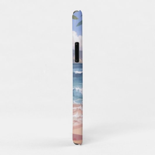 Strand Kunst Bloemen Hawaii Case-Mate iPhone Case (Achterkant/rechts)