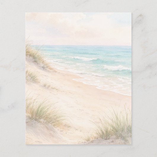 Strand kust bruiloft programma tijdlijn (Achterkant)