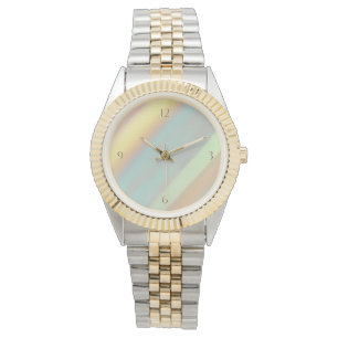 Strand Kust Kleurrijk Pastel  Horloge