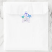 Strand Kust Kleurrijke Starfish Baby Girl Douche Ster Sticker (Tas)