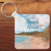 Strand Kust Michigan Shoreline Art Sleutelhanger (Voorkant)