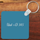 Strand Kust Michigan Shoreline Art Sleutelhanger (Achterkant)