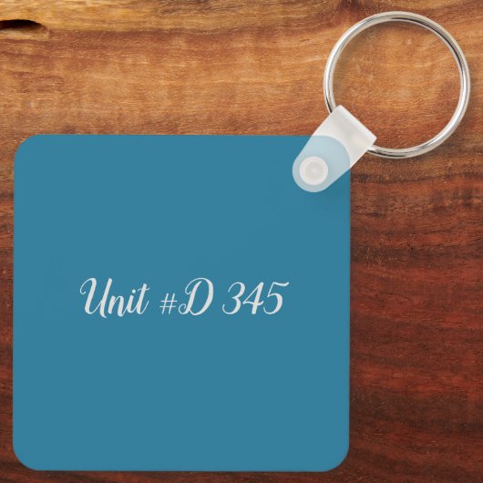 Strand Kust Michigan Shoreline Art Sleutelhanger (Achterkant)