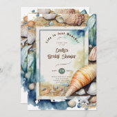 Strand Kust Oceaan BABYSHOWER VERJAARDAG TROUWEN Kaart (Voorkant / Achterkant)