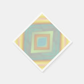 Strand Kust Pastel Strepen Servet (Hoek)
