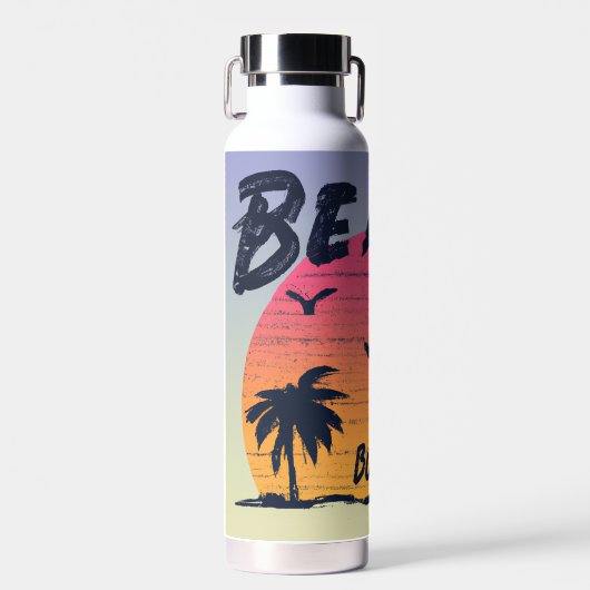 Strand/kust/tropisch/Hawaïaans Waterfles (Voorkant)