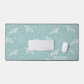 Strand Kust Zee Schildpadden Koraal lijn Art Aqua  Bureaumat (Keyboard & Muis)