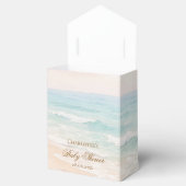 Strand kust zomer babyshower bedankdoosjes (Geopend)