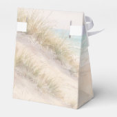 Strand kust zomer babyshower bedankdoosjes (Achterkant)