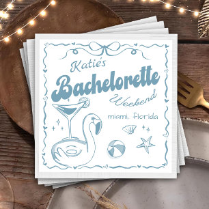 Strand Laatste Toast Bachelorette Party servetten