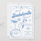 Strand Laatste Toast Bachelorette Weekend Kaart (Voorkant)