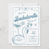 Strand Laatste Toast Bachelorette Weekend Kaart (Voorkant)