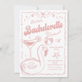 Strand Laatste toast roze vrijgezellenweekend Kaart (Voorkant)