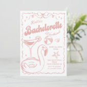 Strand Laatste toast roze vrijgezellenweekend Kaart (Staand voorkant)