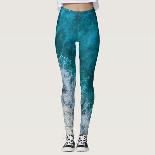  strand landschap leggings (Voorkant)