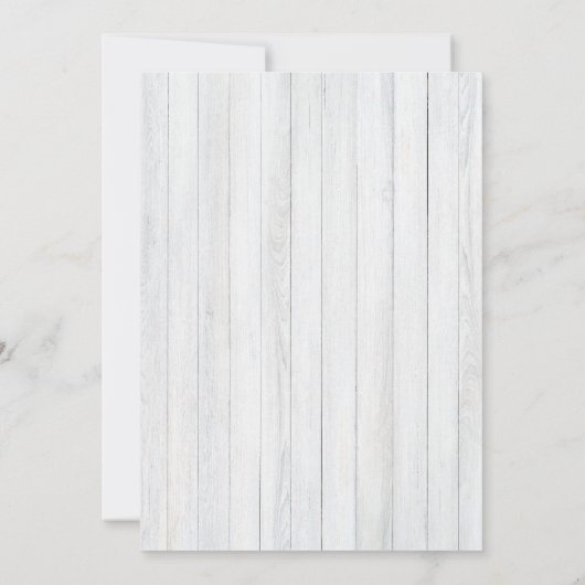 Strand lantaarn zeester bruiloft uitnodiging (Achterkant)